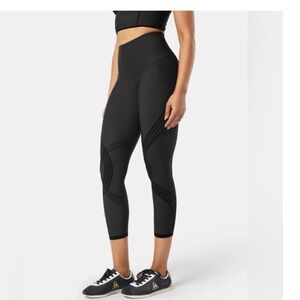 Fanka Body Sculpt Leggings Capri (Reversible‎ Wear) Black Compression